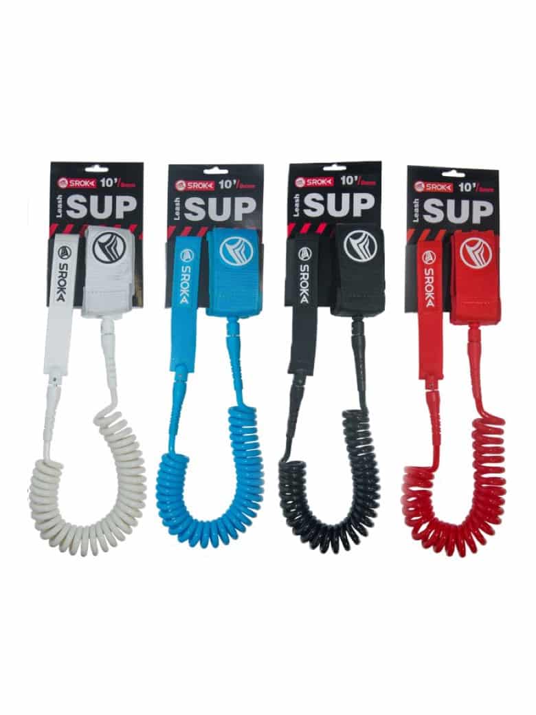  Leash Coiled 10' pour Paddle ou Foils