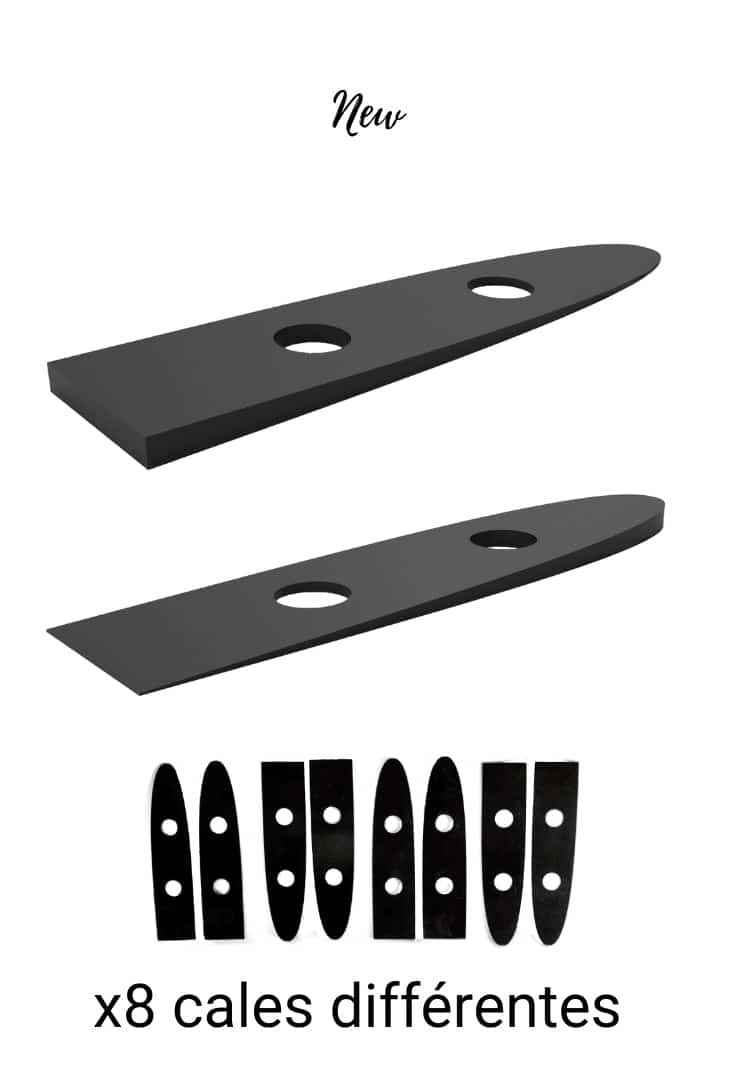  Cales de réglage pour foil