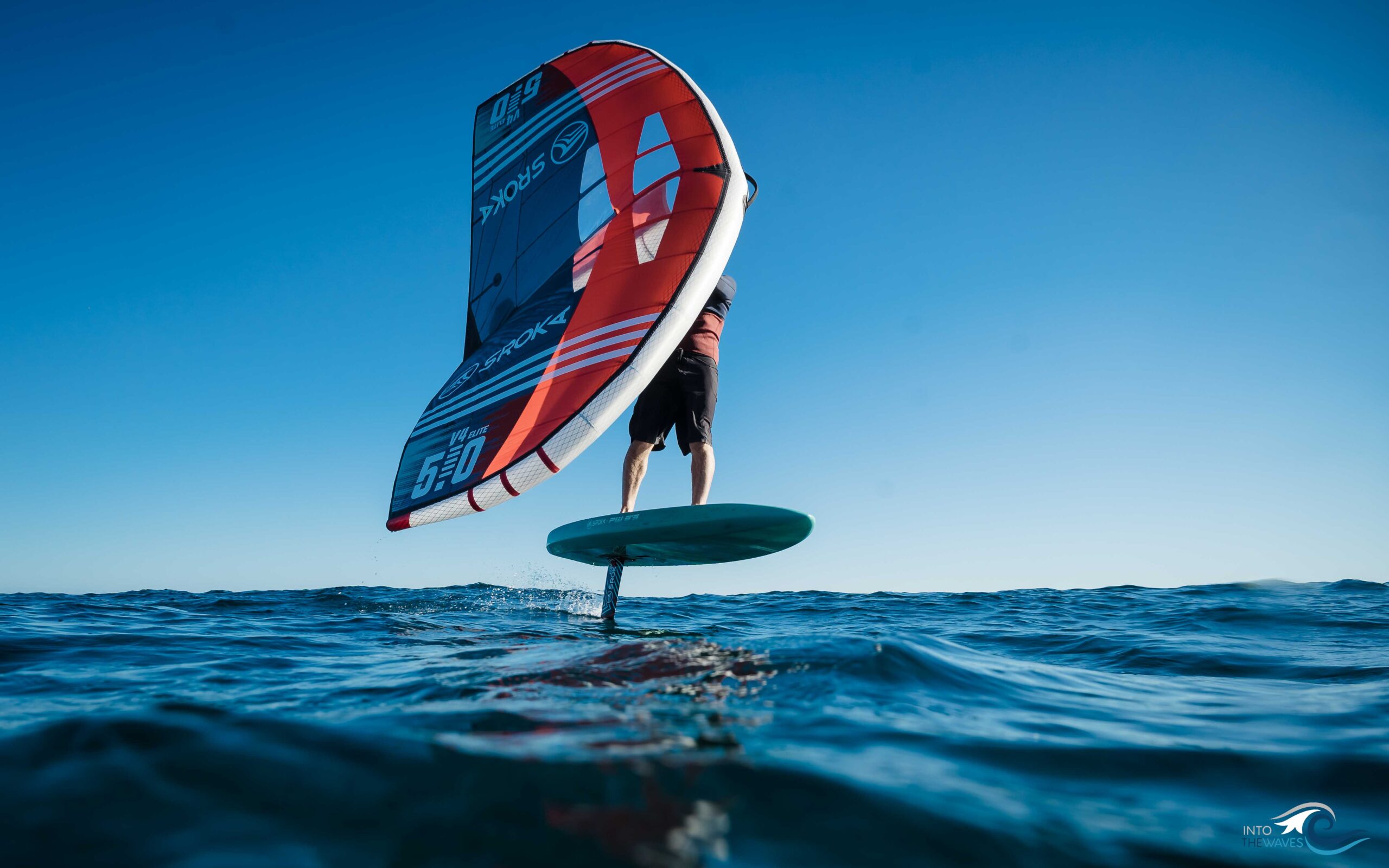 Foil Carbone HM Solo 16mm Sroka Company avec wing V4 Elite c'est la meilleure combo